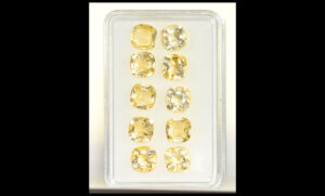 Citrine, Golden Lemon Gemstone Lot – 10 Pieces 18.8 Carats