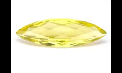Citrine, Radiant Golden Yellow Marquise Gemstone – 12.98 Carats