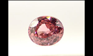Zircon, Brilliant Pink Oval Cut Gemstone – 1.63 Carats