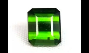 Tourmaline, Deep Green Emerald Cut Gemstone – 1.27 Carats