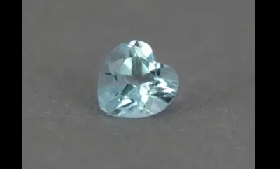 Topaz, Brilliant Intense Blue Heart-Shaped Gem – 1.04 Carats