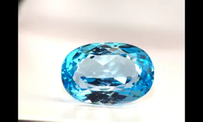Topaz Intense Blue Gemstone – 26.33 Carats (Electron-Irradiated, ALGT Certified)