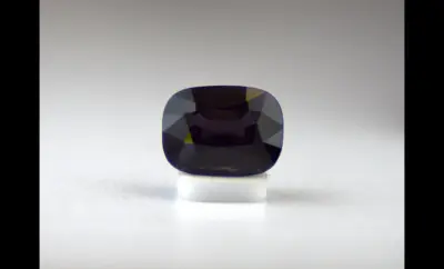 Spinel Deep Grayish Purple Cushion Cut Gemstone – 2.87 Carats (IGI Certified)