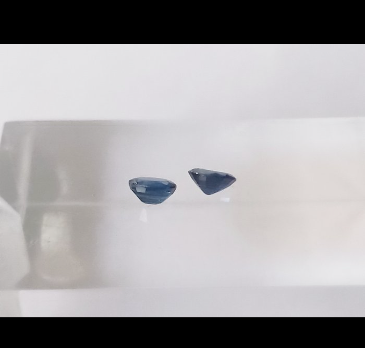 Sapphire Vivid Blue Oval Mixed Cut Gemstones – 2 Pieces 0.84 Carat - Image 8