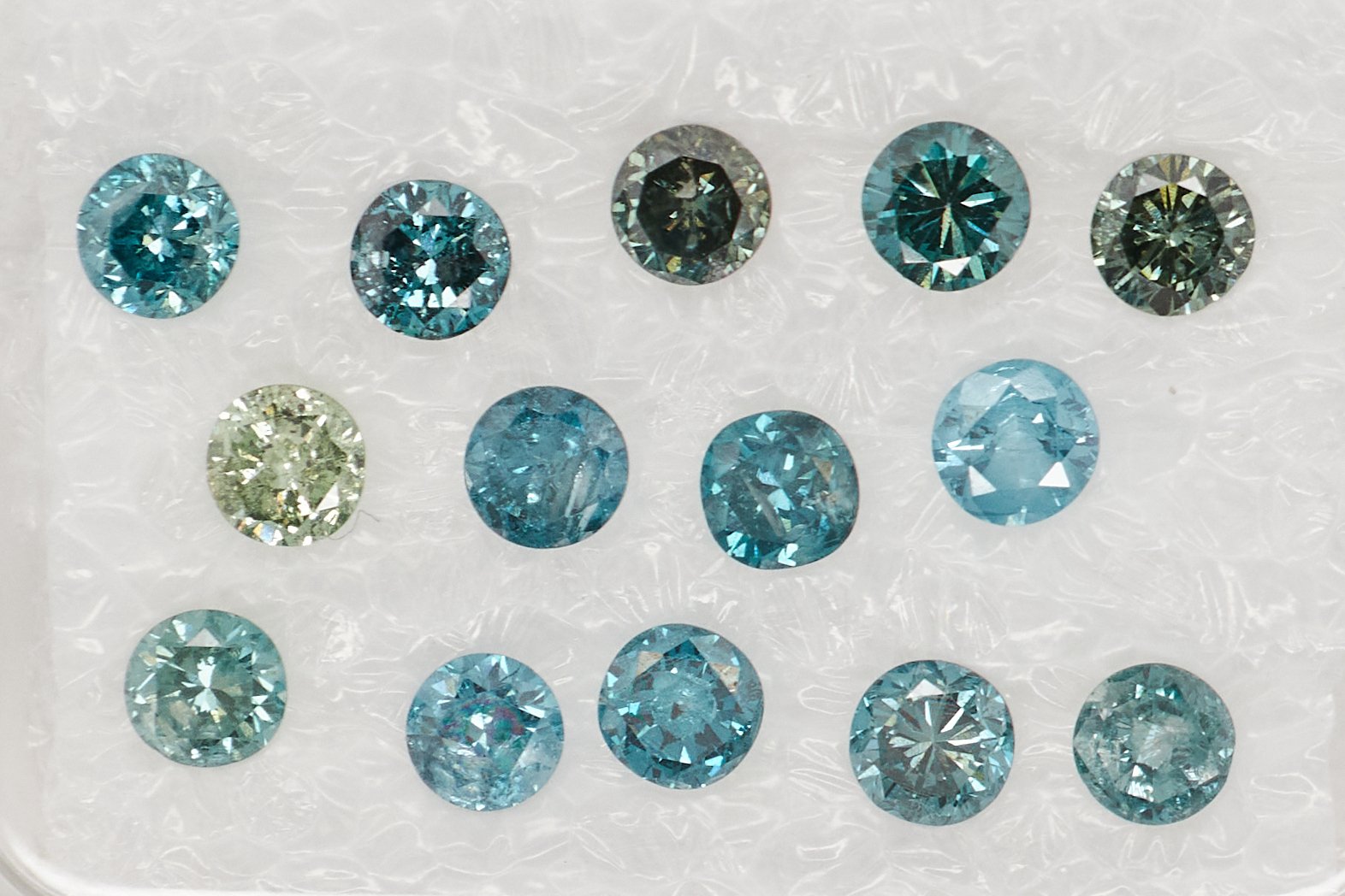 Diamonds, Mixed Color, Natural (Enhanced) – 1.00 Carat, 14 Pieces - Image 5