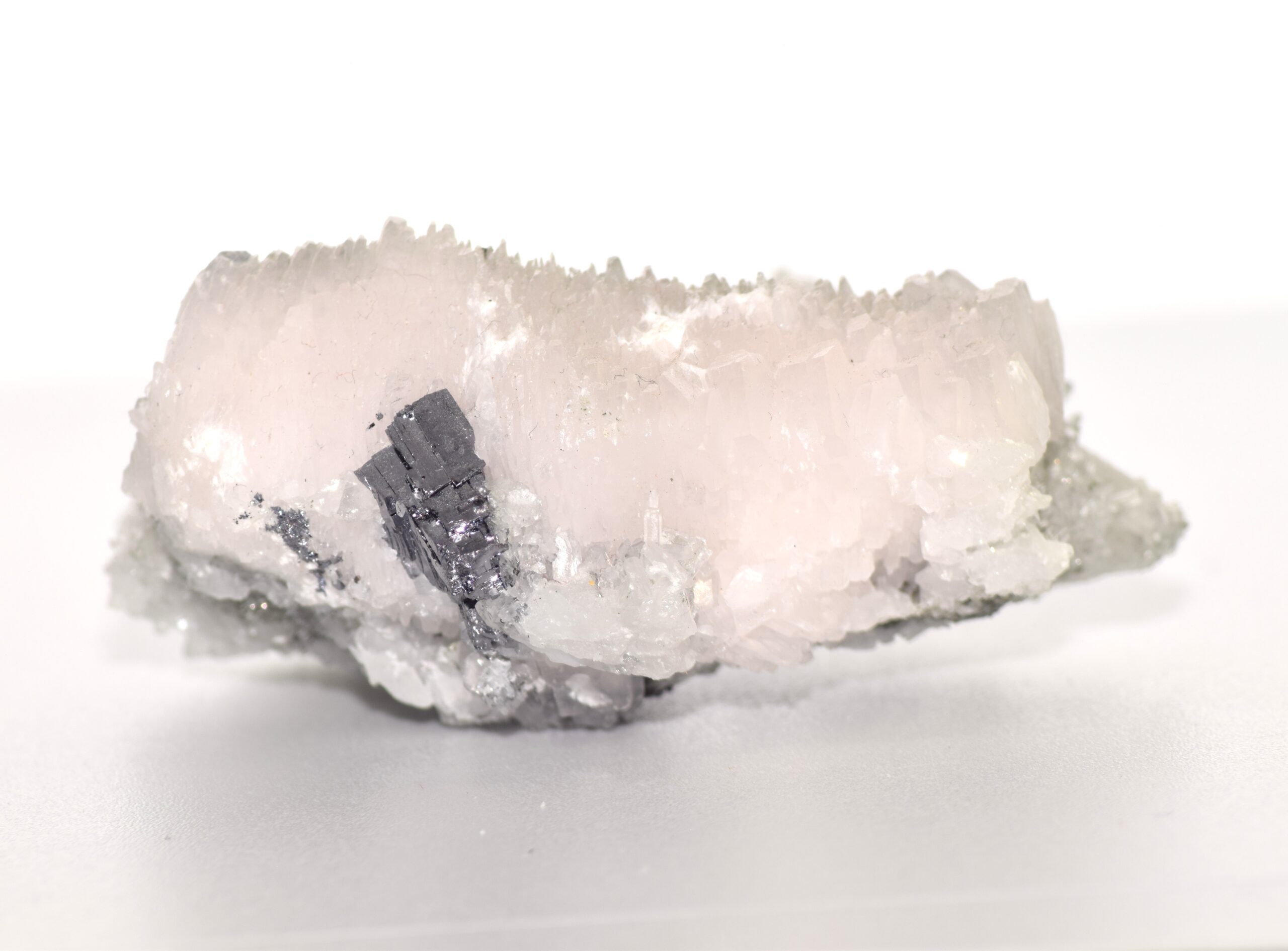 Calcite with Crystals and Galena, Vibrant UV-Fluorescent - Image 5