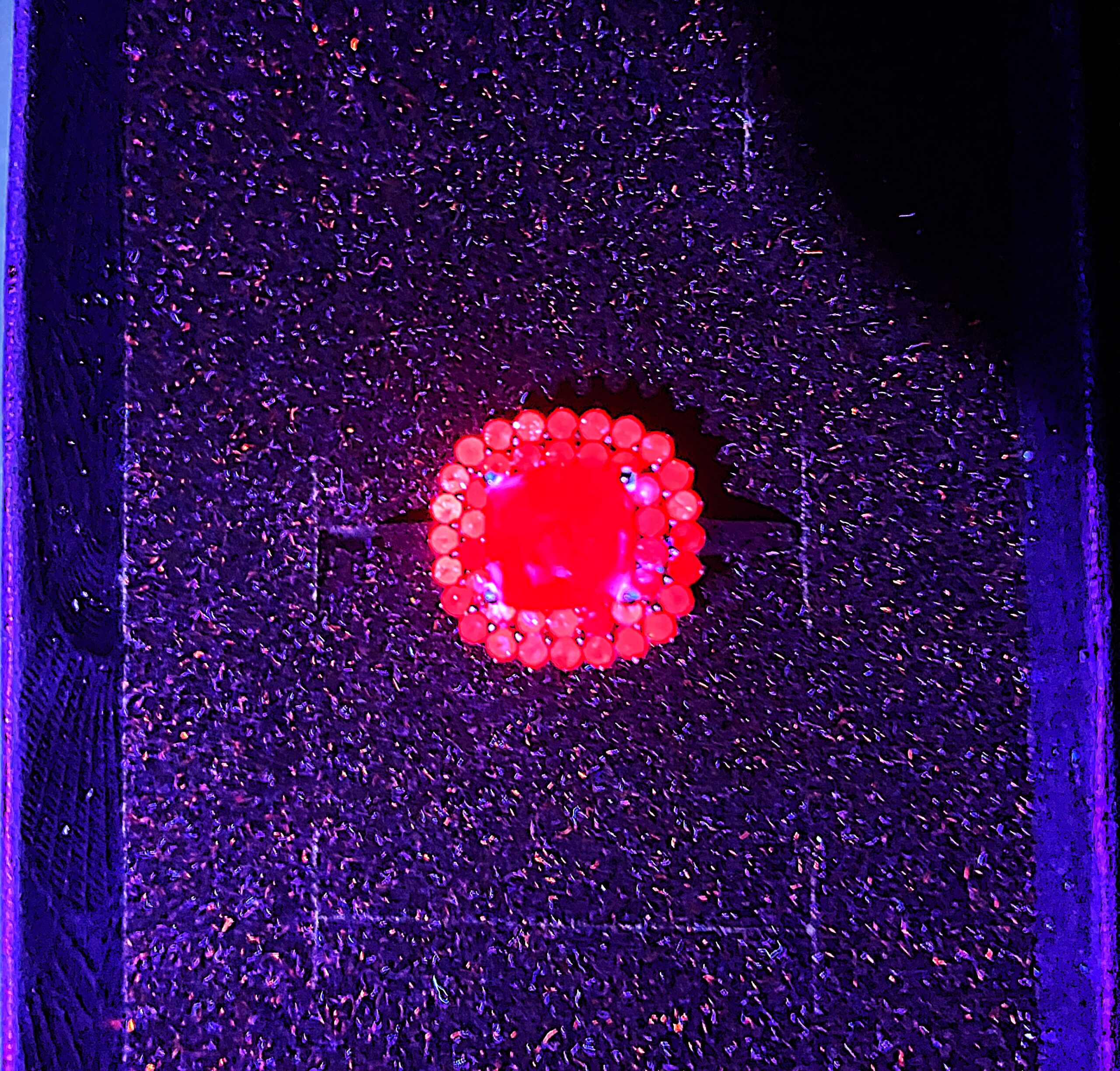 Ruby Ring 925 Silver with Red & Pink Rubies – Size 58, 12x12 mm - Image 7