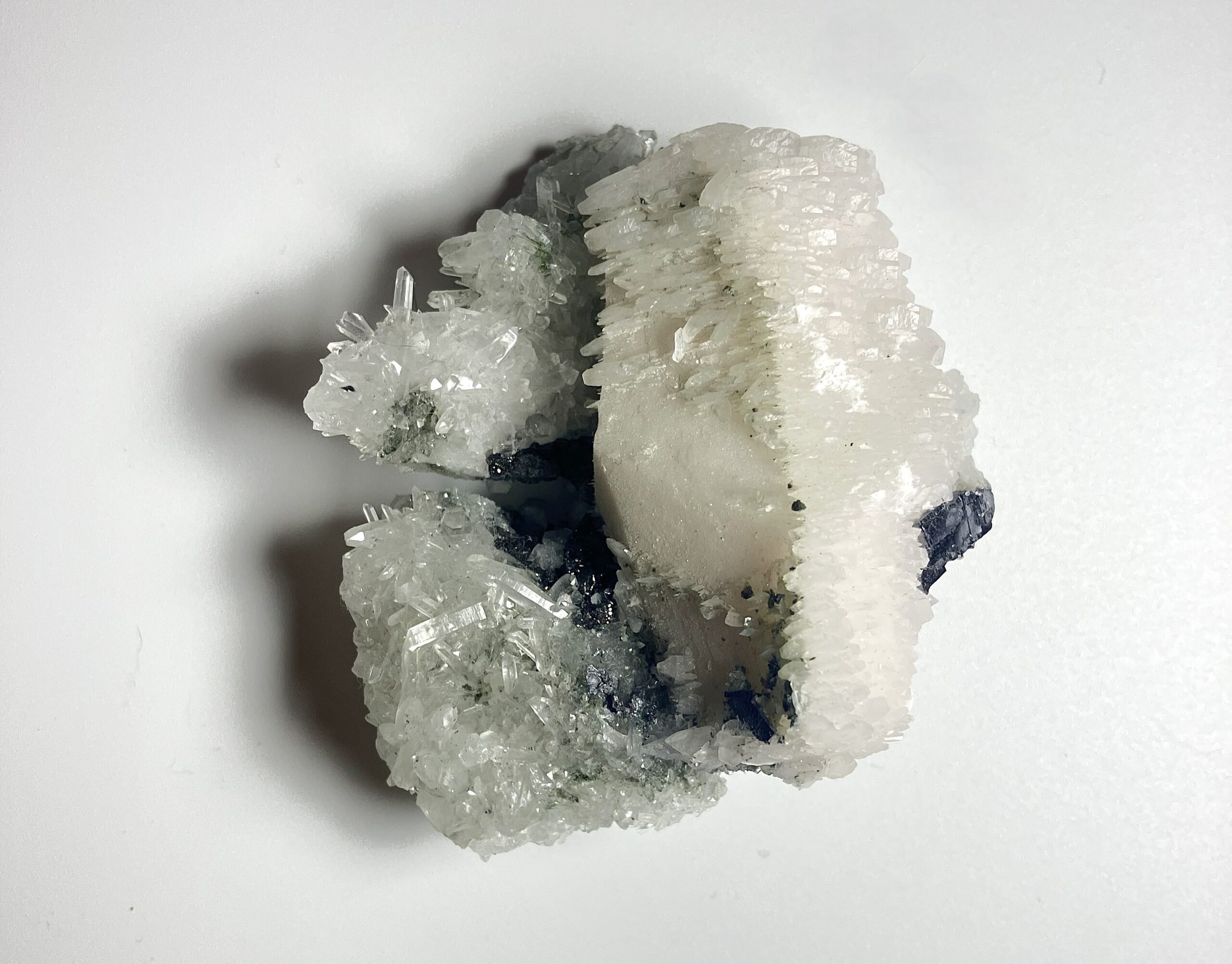 Calcite with Crystals and Galena, Vibrant UV-Fluorescent - Image 2