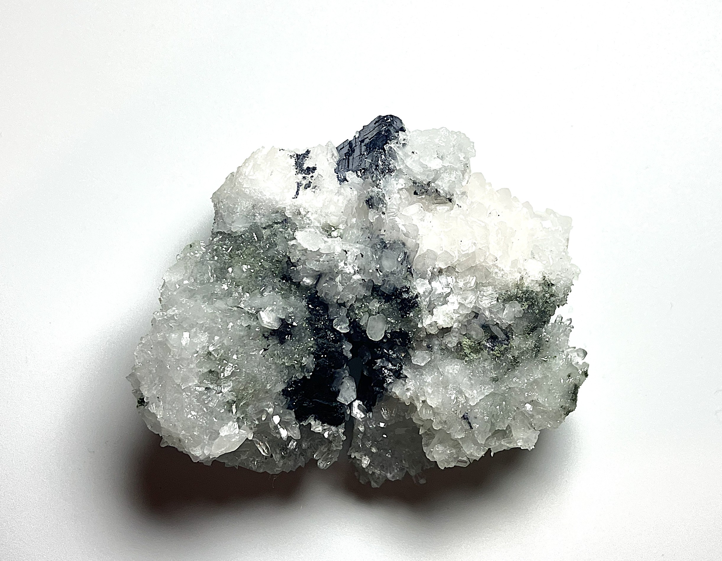 Calcite with Crystals and Galena, Vibrant UV-Fluorescent - Image 4