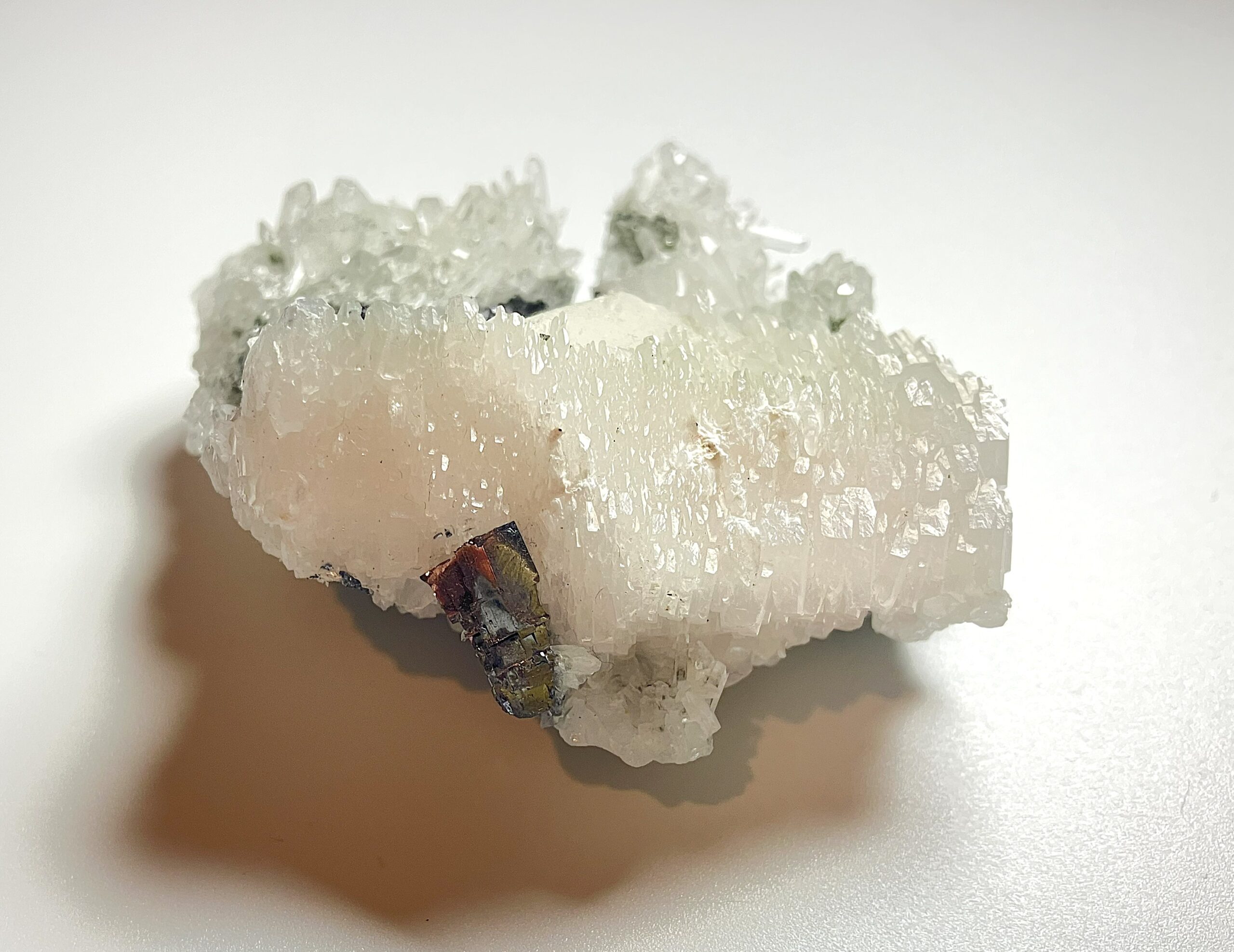 Calcite with Crystals and Galena, Vibrant UV-Fluorescent - Image 7