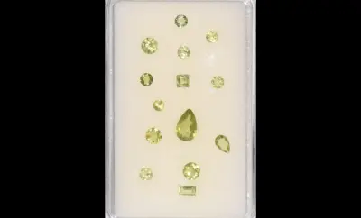 Peridot, Radiant Green Gem Set – 14 Pieces, 2.7 Carats