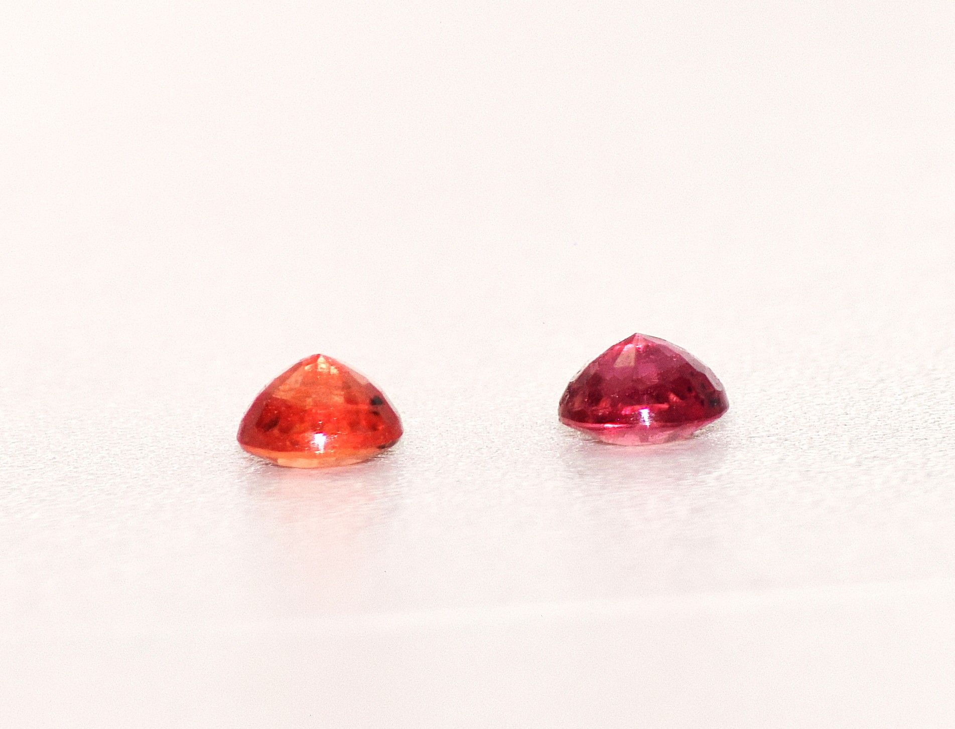 Sapphire Gemstone Set, Padparadscha Color Change – 6 pcs, 1.3 Carats - Image 6