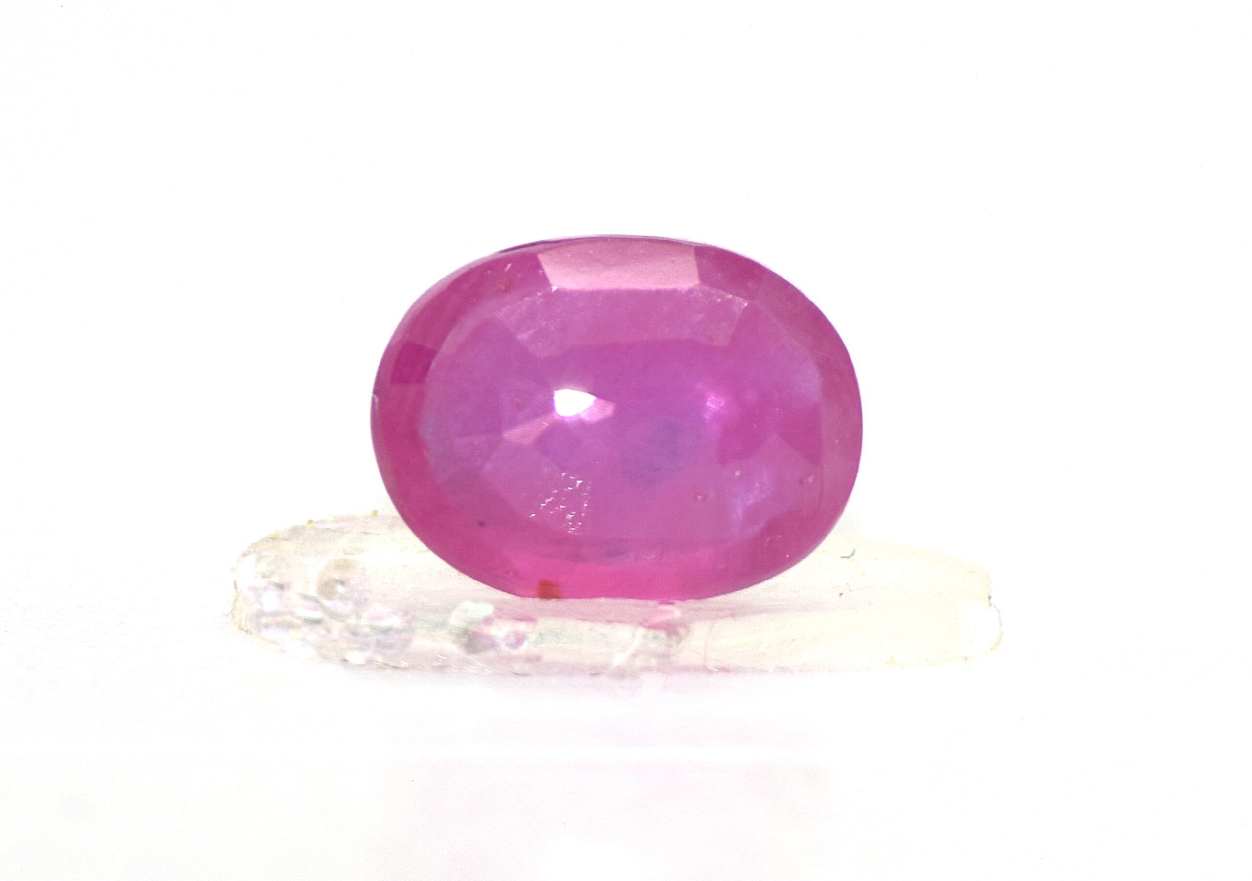 Ruby, Vivid Pink Oval Gemstone – 1.82 Carats - Image 3