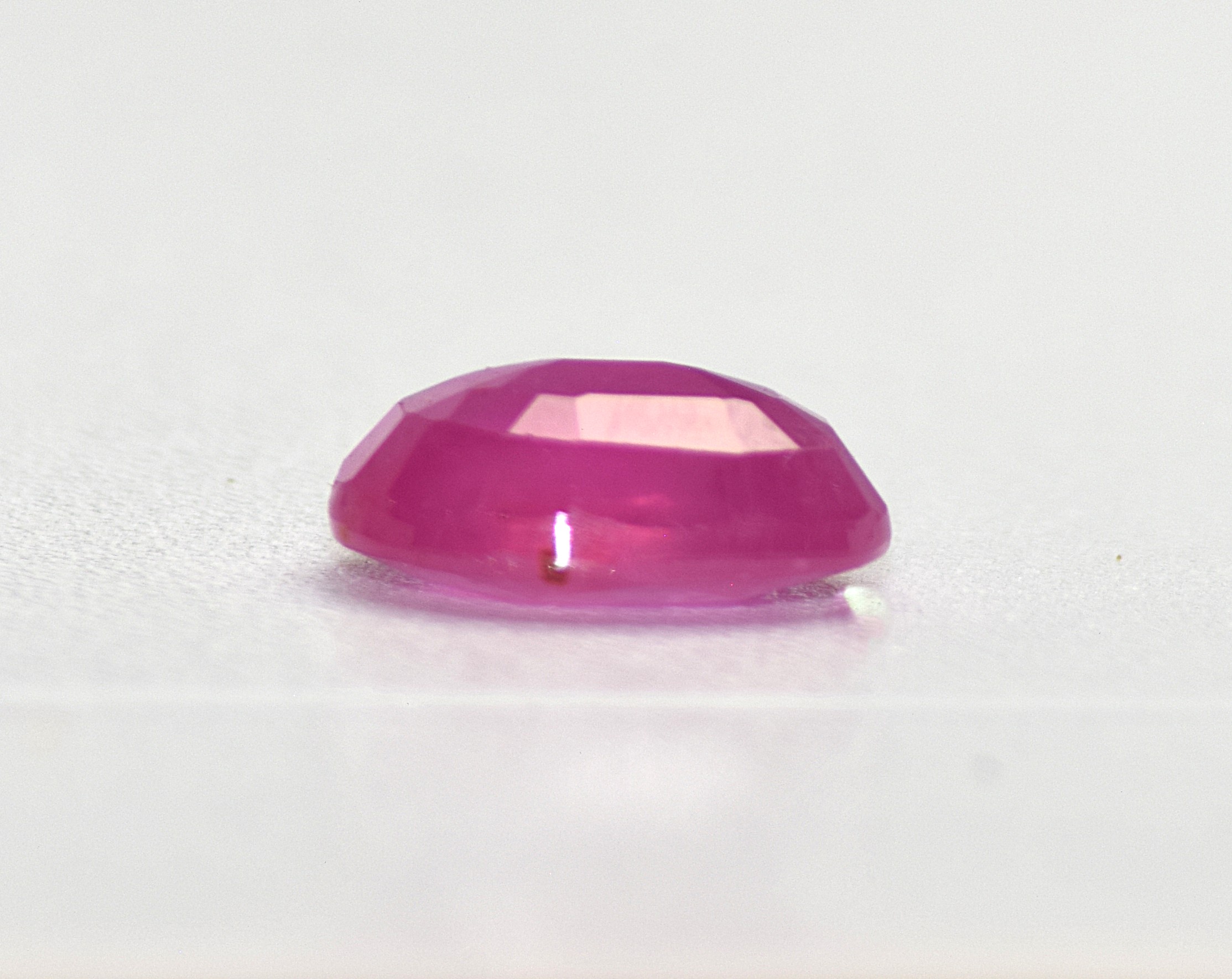 Ruby, Vivid Pink Oval Gemstone – 1.82 Carats - Image 2