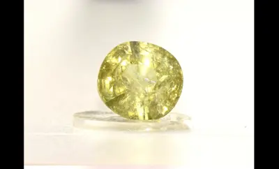 Garnet, Greenish Yellow Mali Gemstone – 4.28 Carats
