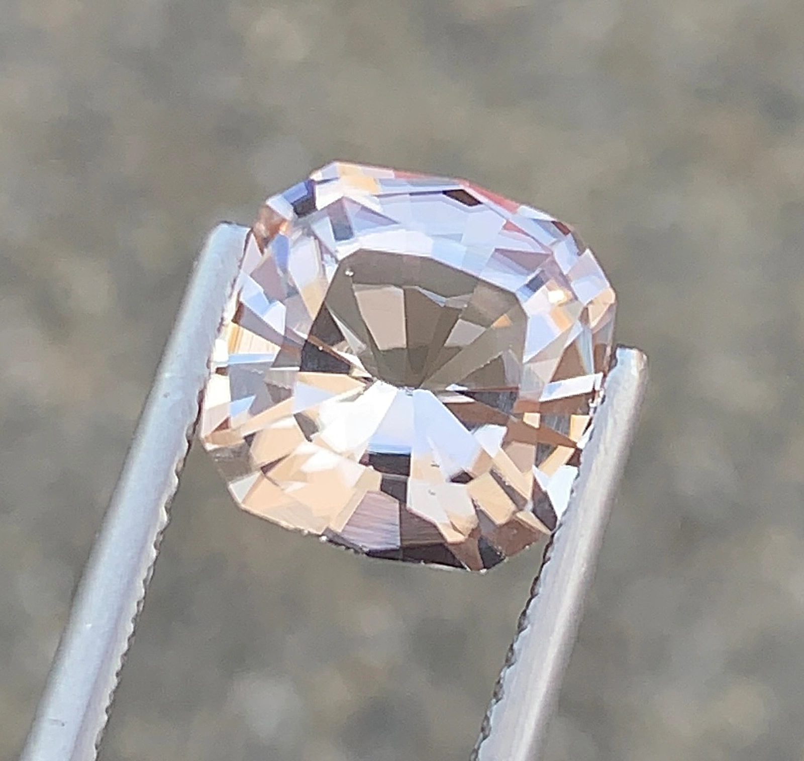 Scapolite, Soft Blush Pink Cushion Cut Gemstone – 3.09 Carats - Image 5