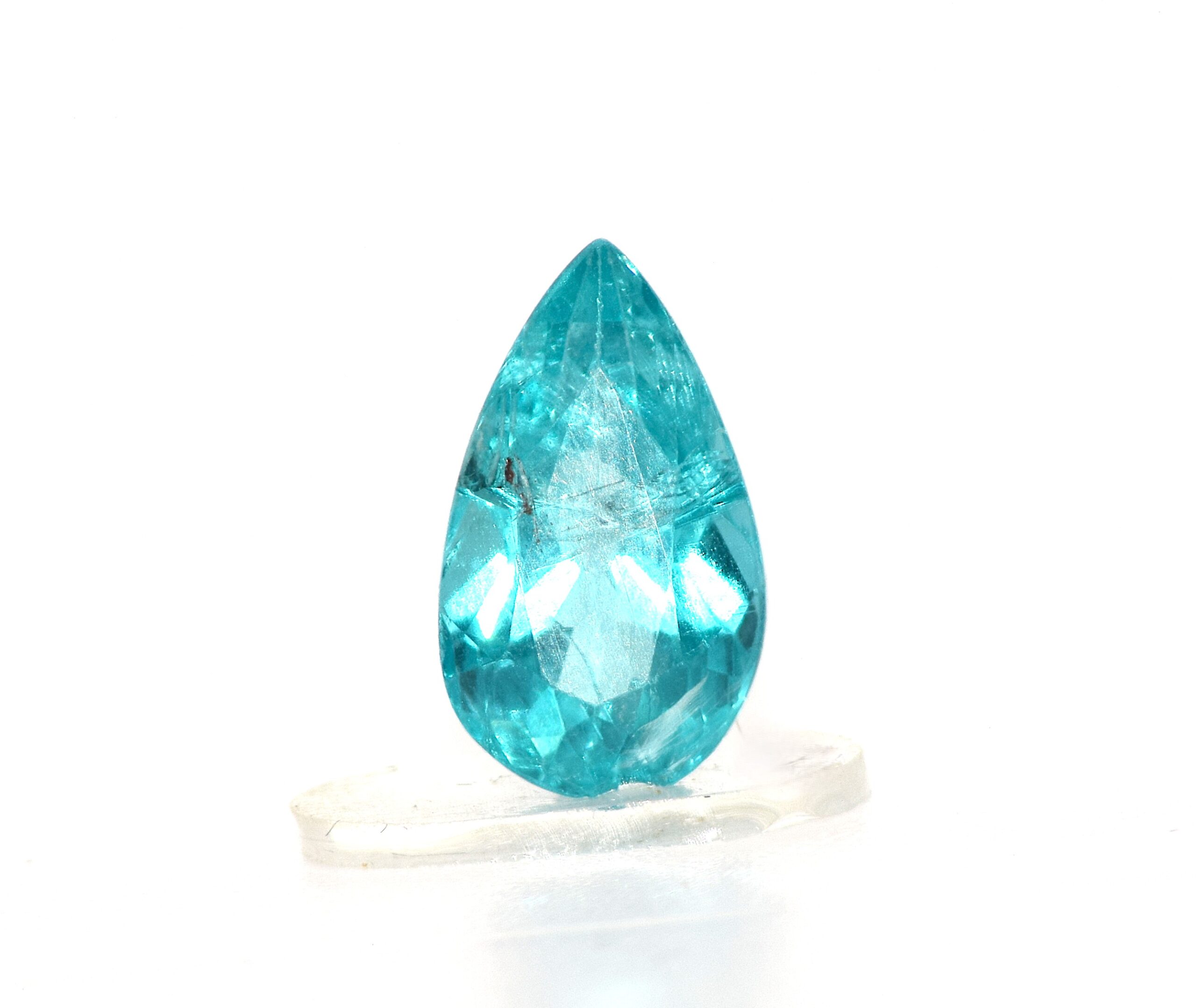 Apatite, Ocean Blue Pear Cut Gemstone – 3.11 Carats - Image 4
