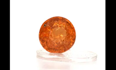 Garnet, Fanta-Orange Gemstone, Round Cut – 2.35 Carats