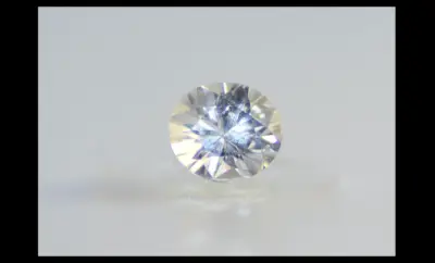 Zircon, White Round Cut Gemstone – 1.28 Carats