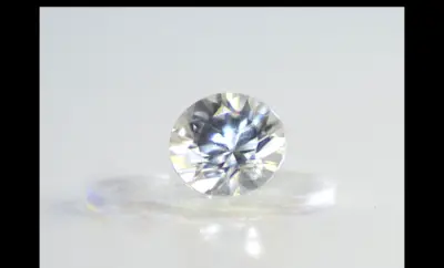 Zircon, White Round Cut Gemstone – 1.38 Carats