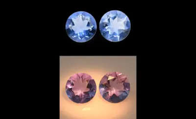 Fluorite, Color-Change Gem Pair – 6.03 Carat (Certified)