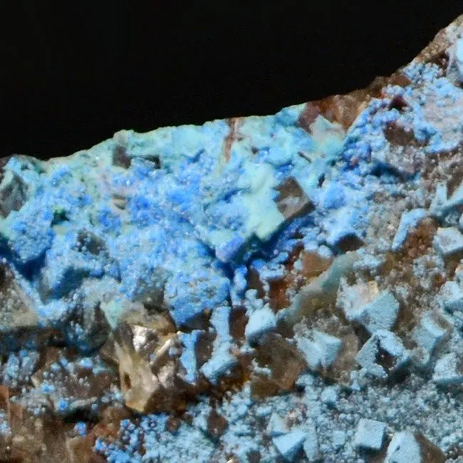 Cyanotrichite Crystal, Sky-Blue Tufts on Matrix – 12 × 4.5 × 3 cm - Image 5