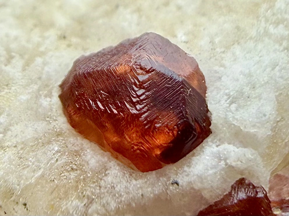 Spessartine Garnet Crystal on Matrix – 36 × 33 × 31 mm - Image 2