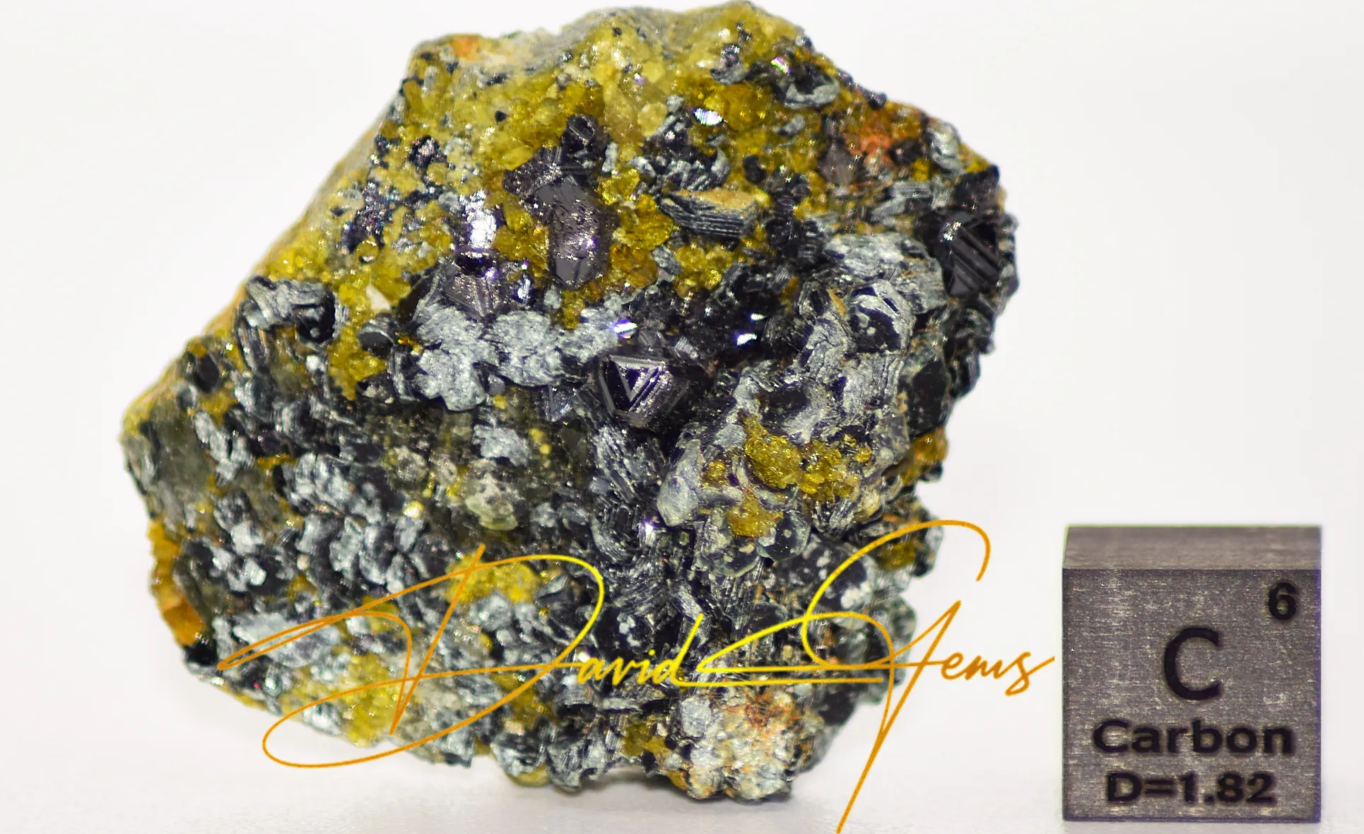 Magnetite Crystals on a Vesuvianite & Clinochlore Matrix - Image 2