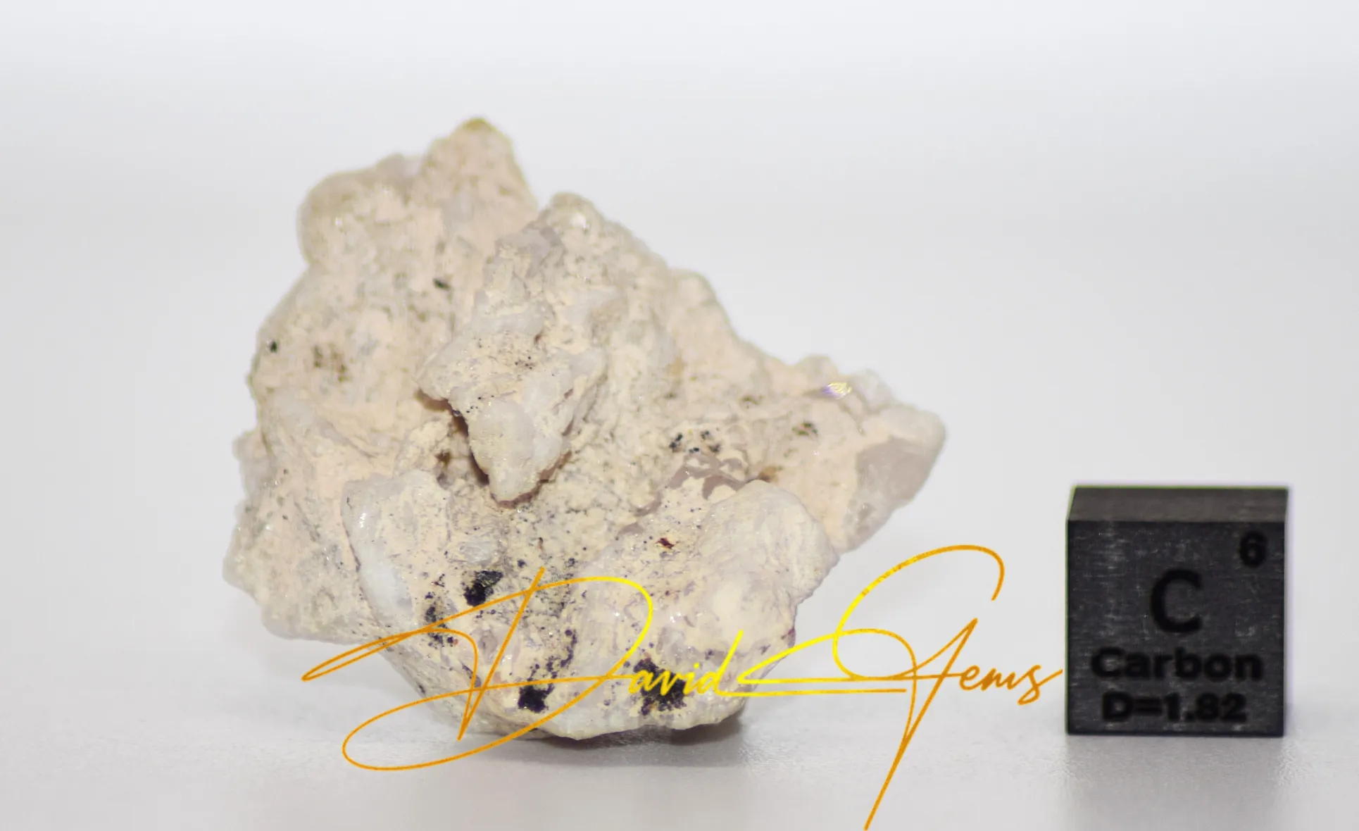 Topaz Crystal on Albite Matrix – Acrylic Display Box - Image 6