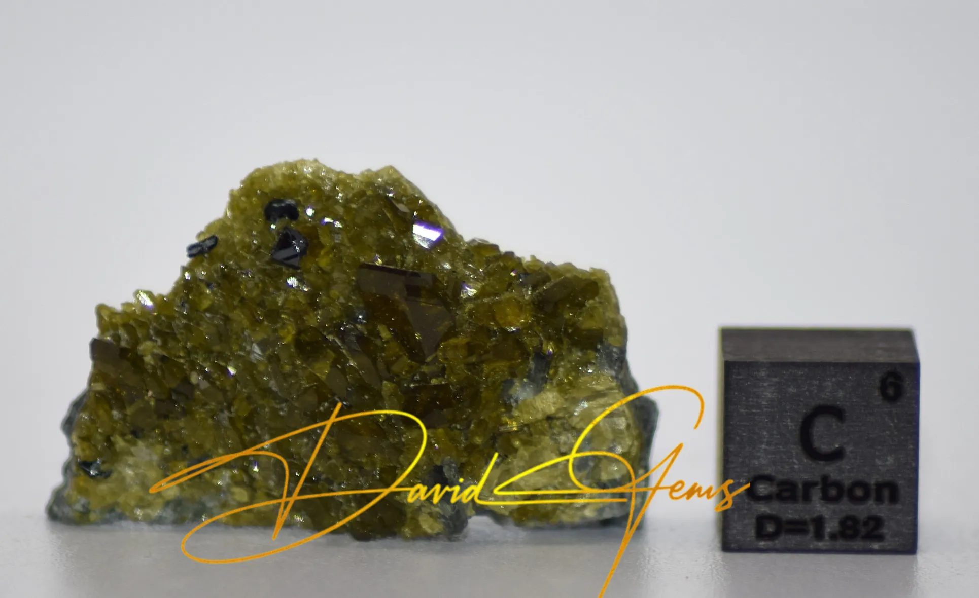 Vesuvianite Crystal with Clinochlore on Matrix - 7.5 g - Image 2
