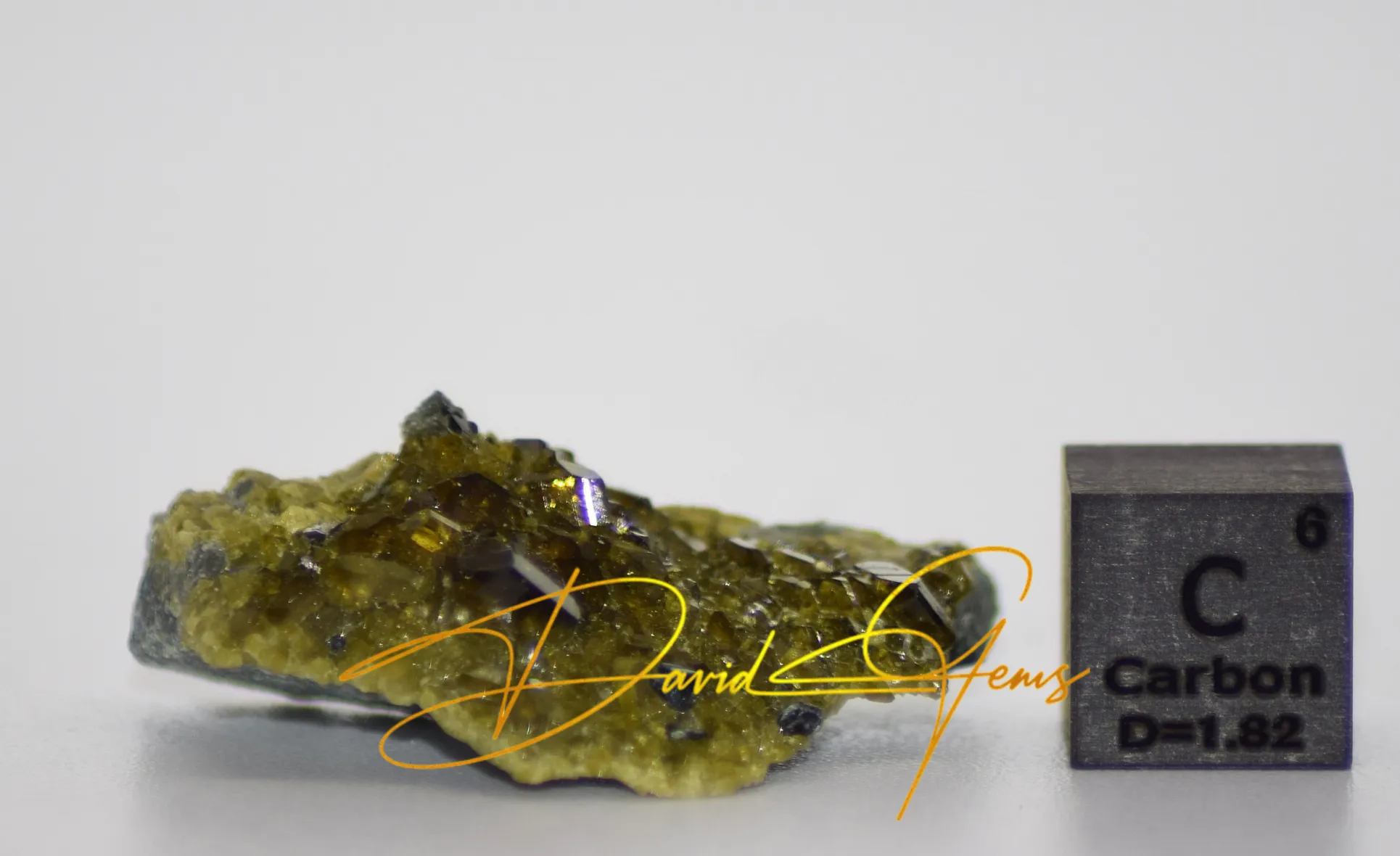 Vesuvianite Crystal with Clinochlore on Matrix - 7.5 g - Image 4