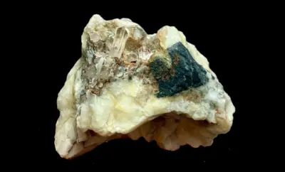 Topaz, Natural Pink Crystal on Matrix – 46 × 37 × 30 mm