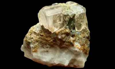 Topaz, Natural Pink Crystal on Matrix – 30 × 26 × 20 mm