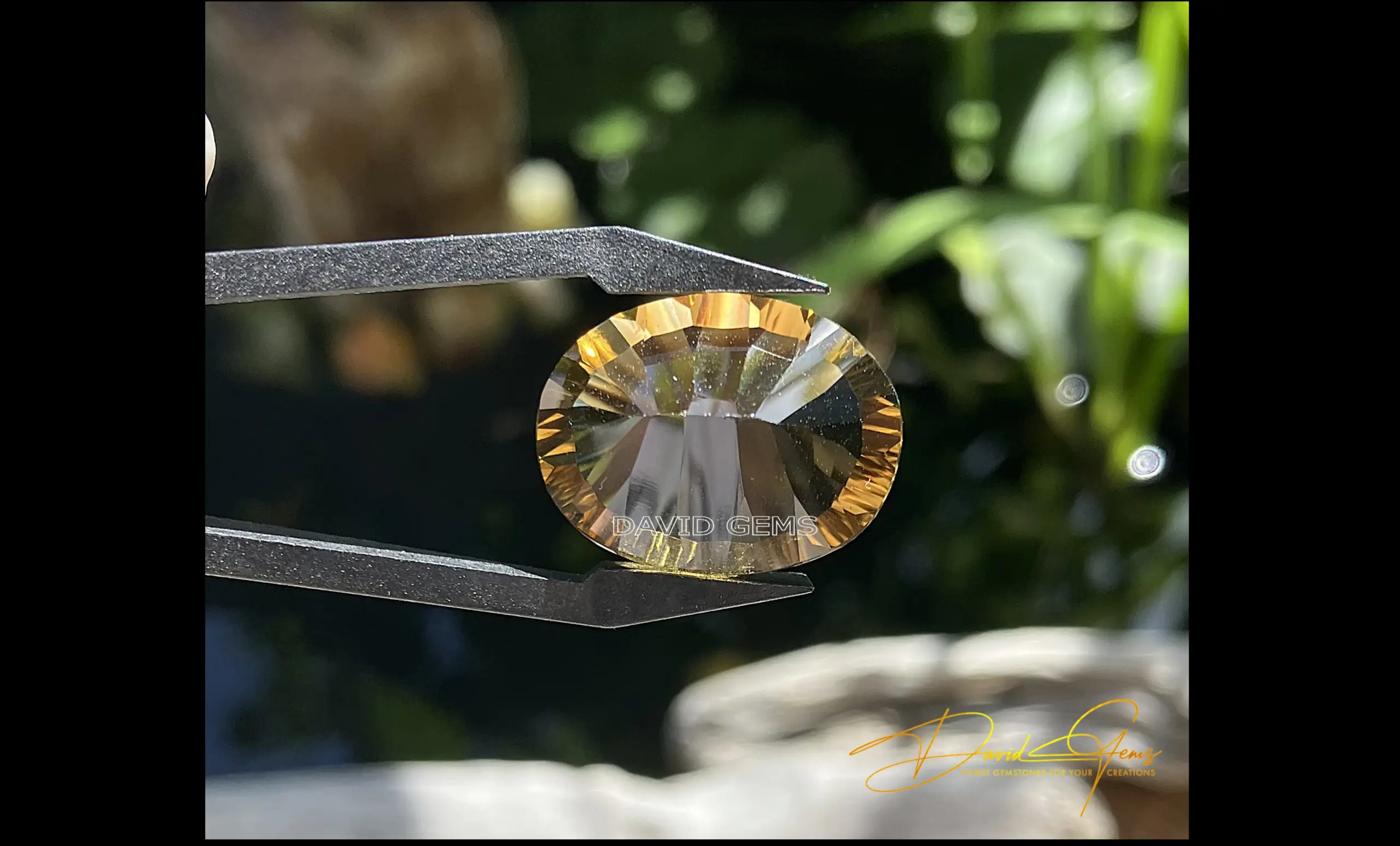 Citrine, Rich Madeira Laser Cut Gemstone – 14.81 Carats - Image 4