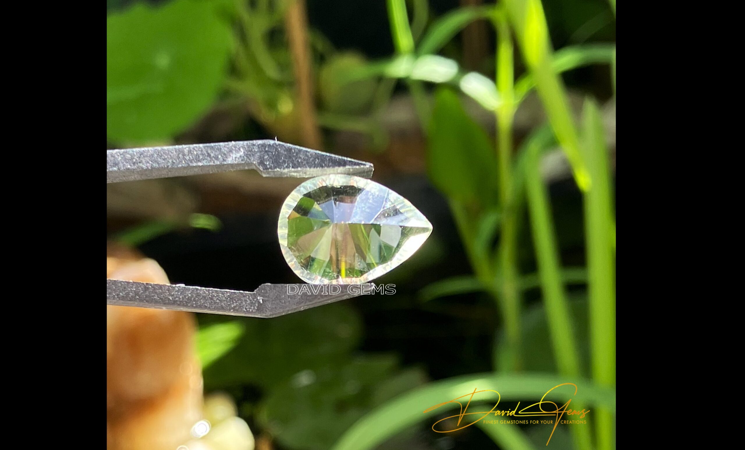Prasiolite, Pear Laser Cut Gemstone – 8.33 Carats - Image 3