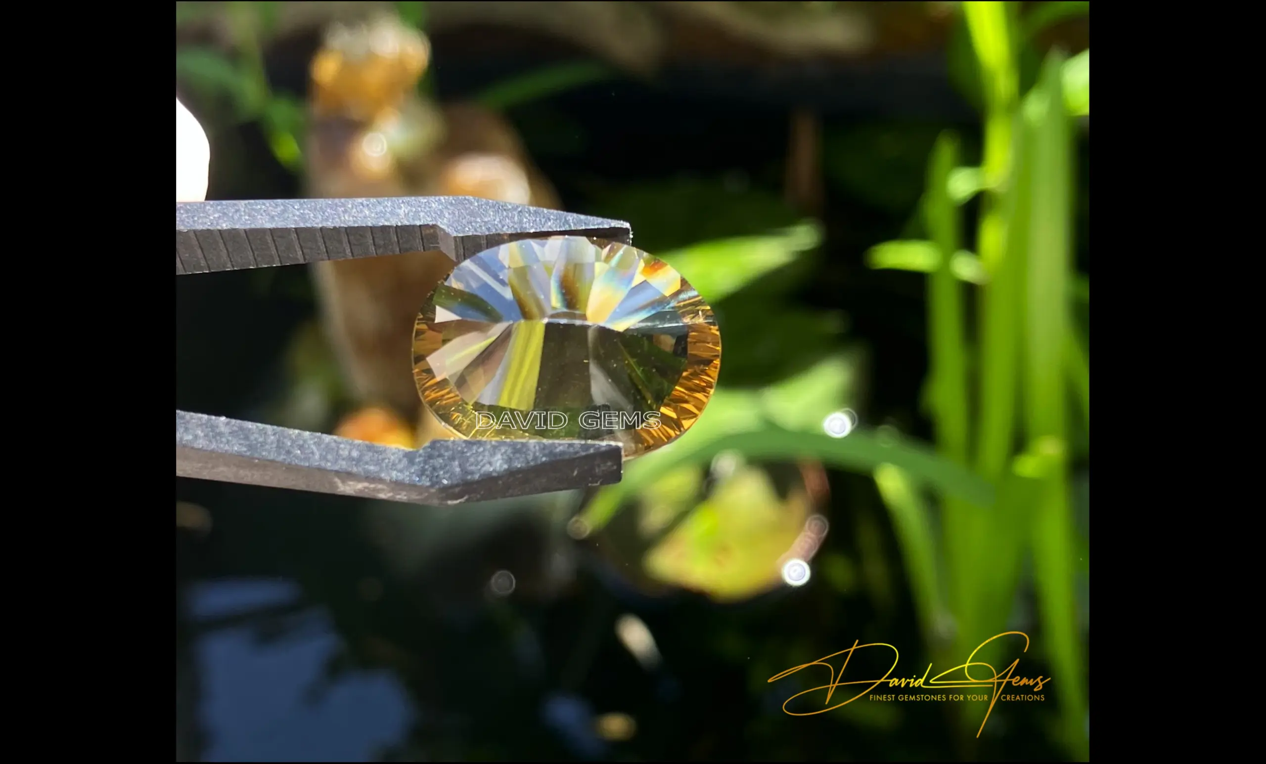 Citrine, Rich Madeira Laser Cut Gemstone – 14.81 Carats - Image 3