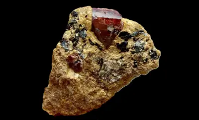Zircon Crystal on Matrix – 47 × 32 × 15 mm