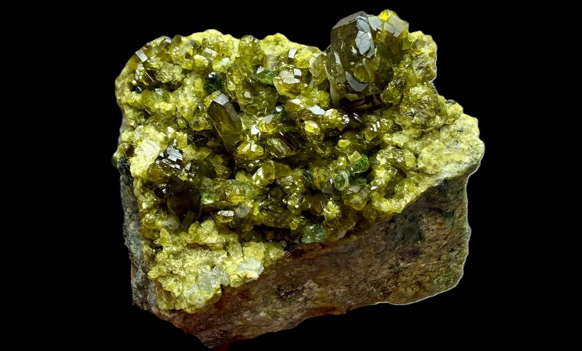 Vesuvianite Crystal on Matrix – Rare Crystal Formation