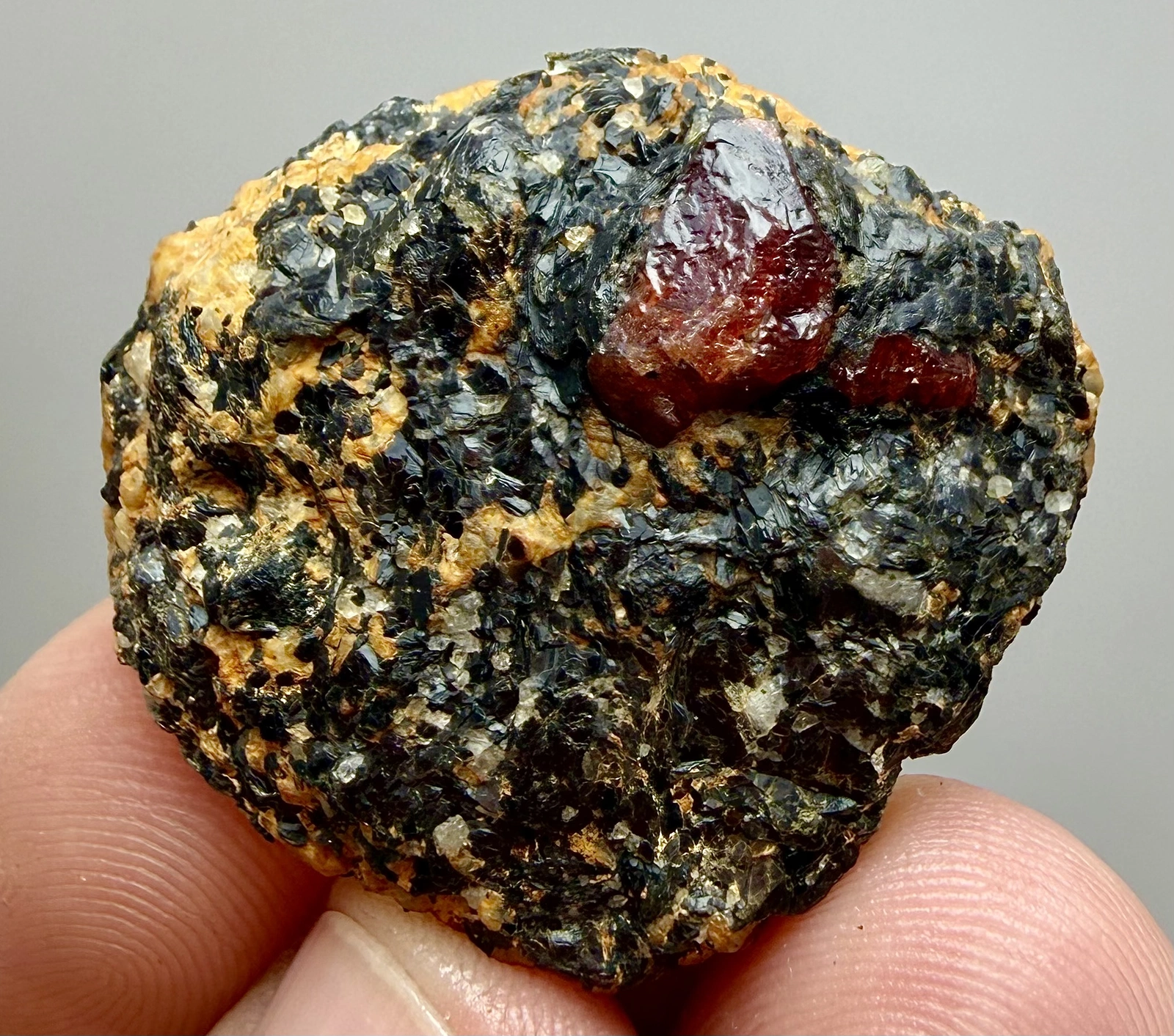 Zircon Crystal on Matrix – Reddish Crystal, 36 × 31 × 11 mm - Image 8