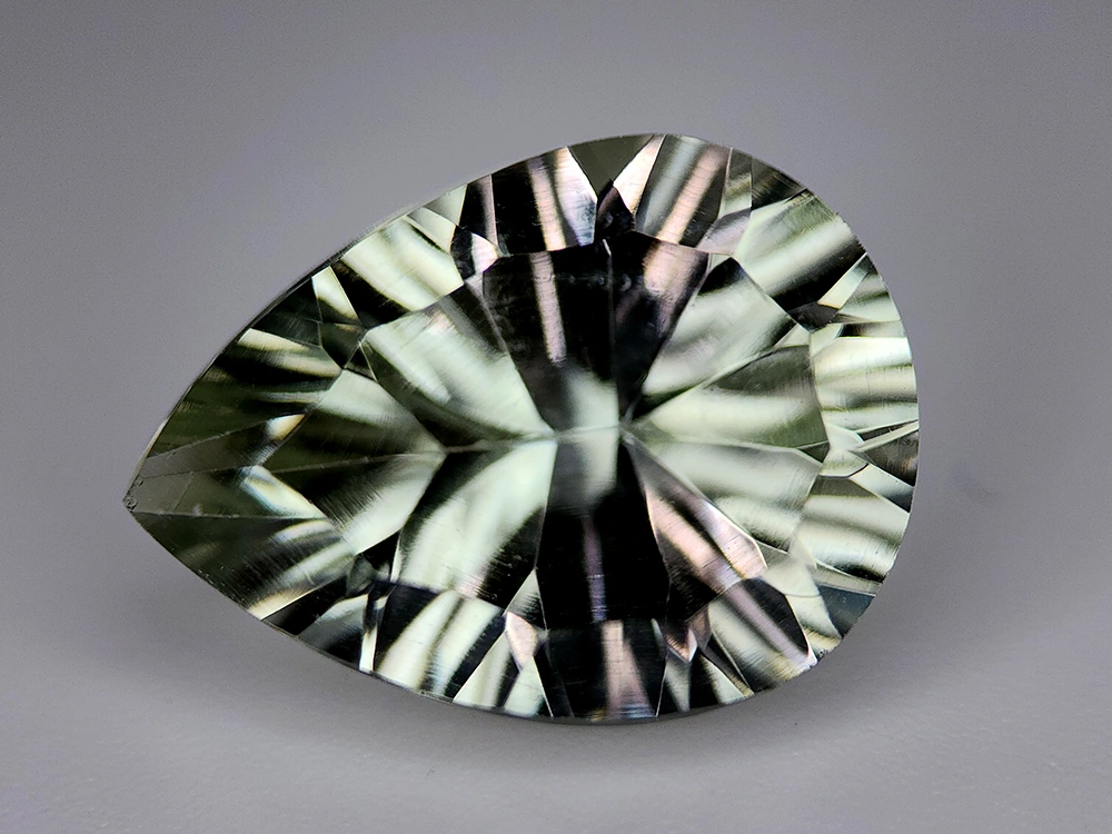 Prasiolite, Pear Laser Cut Gemstone – 8.33 Carats - Image 2
