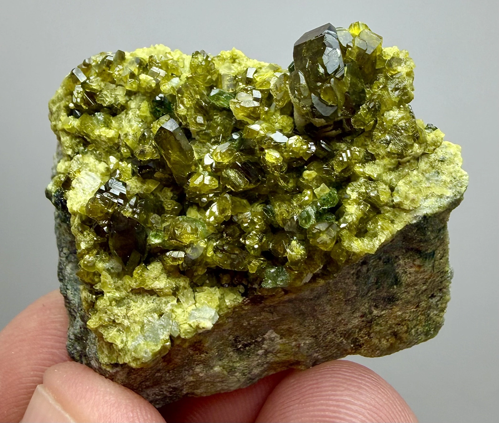 Vesuvianite Crystal on Matrix – Rare Crystal Formation - Image 5