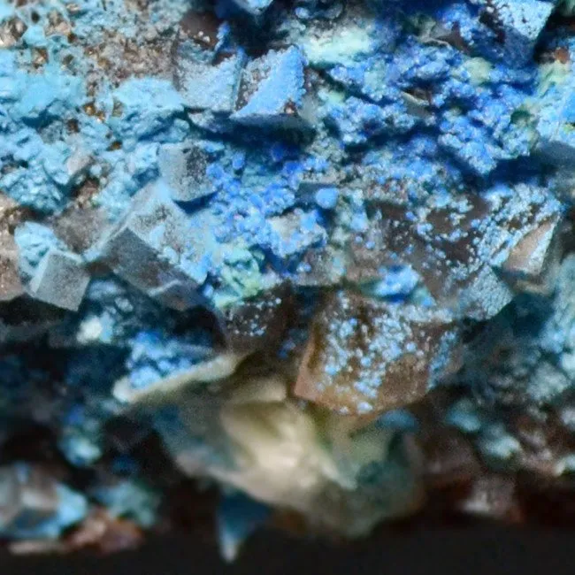 Cyanotrichite Crystal, Sky-Blue Tufts on Matrix – 12 × 4.5 × 3 cm - Image 3