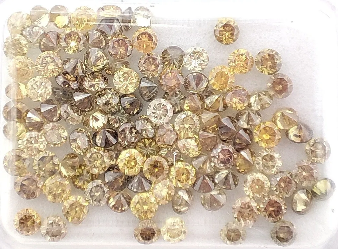 Diamonds, Fancy Mixed Colors Round Cut, Natural – 3.01 Carats - Image 3