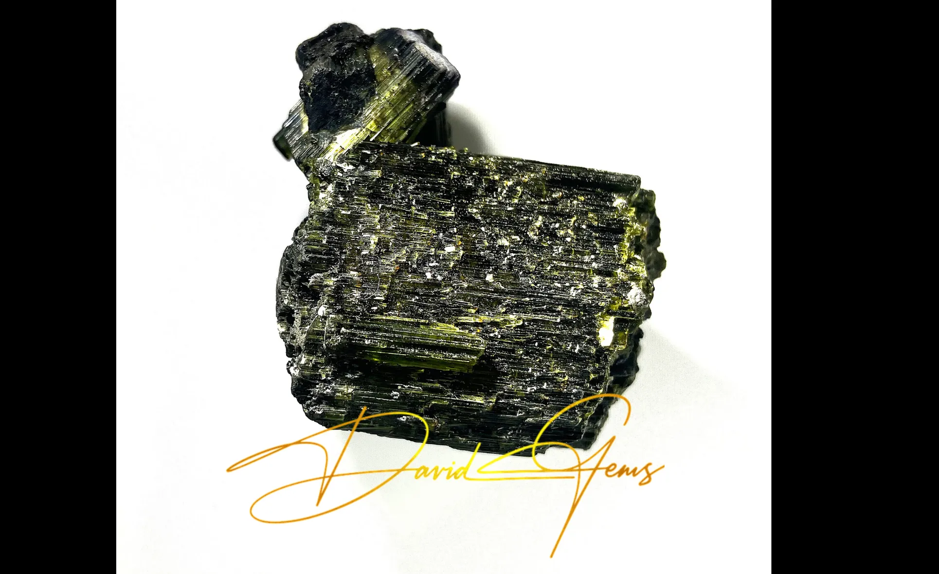 Tourmaline crystal cluster, green prismatic – 60 g - Image 2