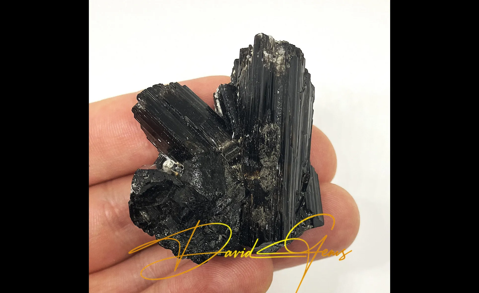 Tourmaline crystal cluster, black prismatic – 68 g - Image 7