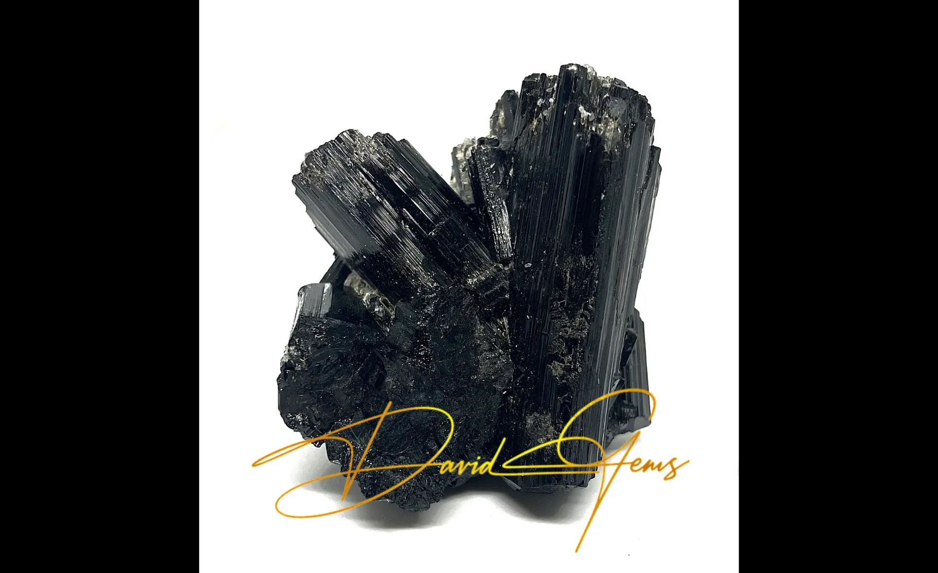 Tourmaline crystal cluster, black prismatic – 68 g - Image 3