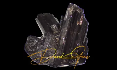 Tourmaline crystal cluster, black prismatic – 68 g