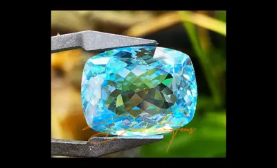 Topaz, Intense Blue Gemstone – 23.3 Carats