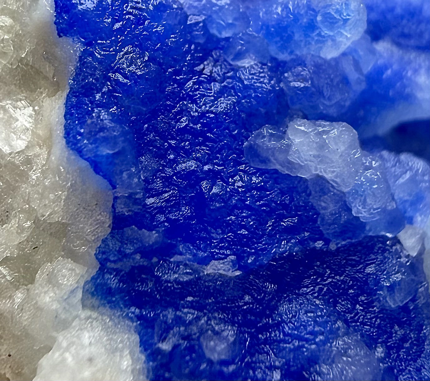Azurite Crystal Specimen with Aragonite on Matrix – 40 g - Image 6