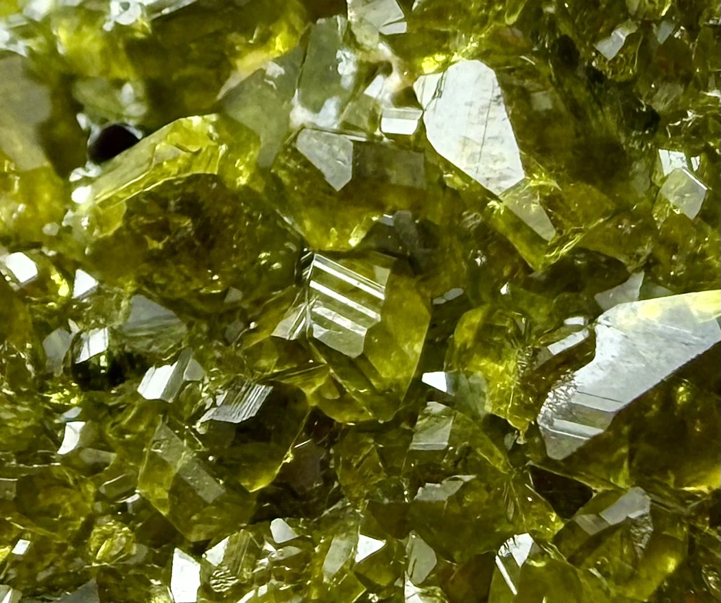 Vesuvianite Crystal Specimen with Green Crystals on Matrix - Image 4